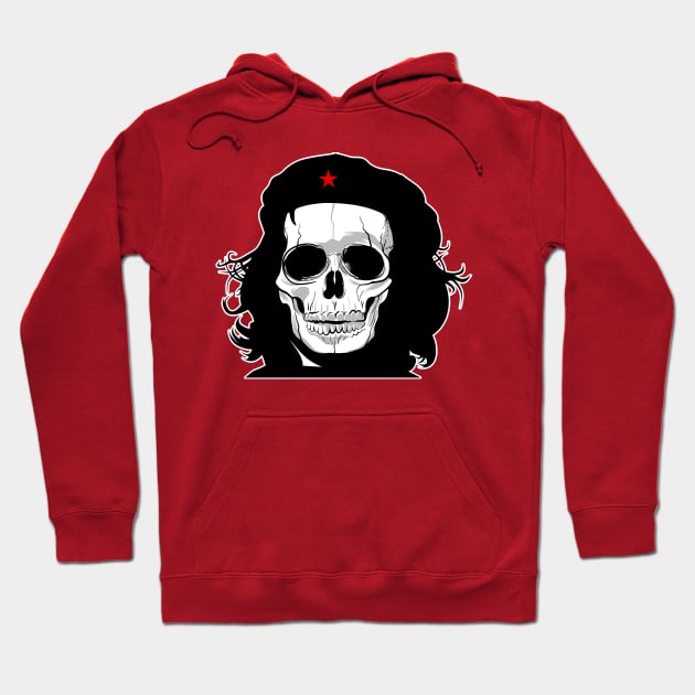 Che Guevara ∆∆∆ Skull Tribute Design Hoodie by DankFutura